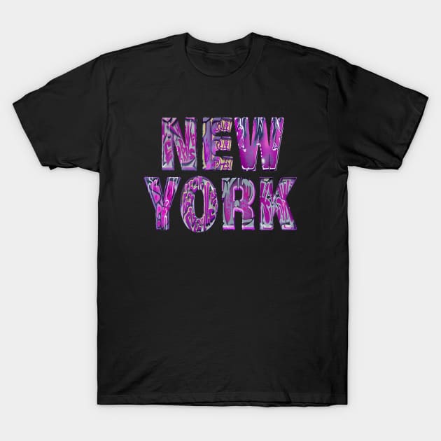 New York graffiti tag style T-Shirt by Odd Hourz Creative